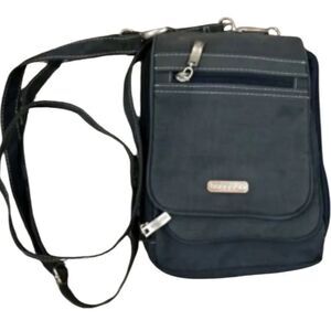 Baggallini Black Crossbody Bag with Adjustable Strap